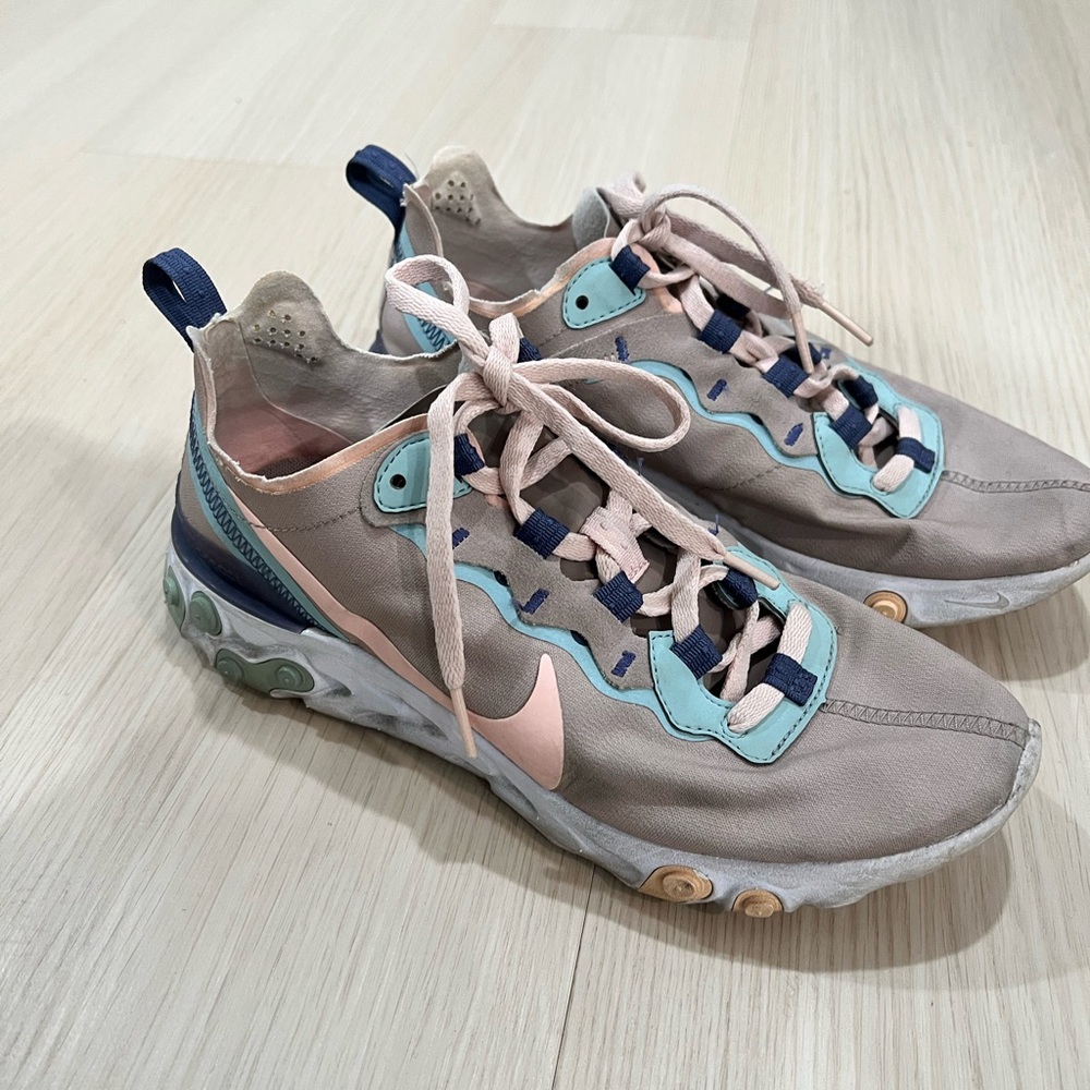 nike react element 55 pumice sanded purple